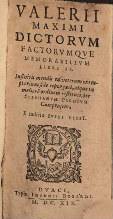 Dicta factaque memorabilia