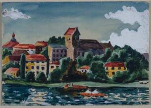 Lychen (Kr. Templin): Stadtansicht von Süden