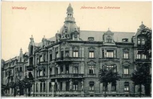 Wittenberg. Adlerstraße, Ecke Lutherstraße