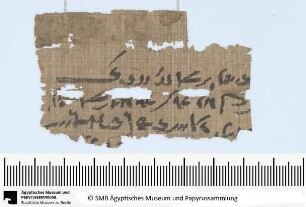 Demotischer Papyrus, Brief