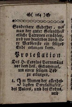 Protestation.