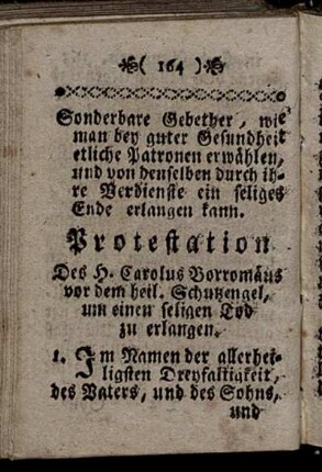 Protestation.