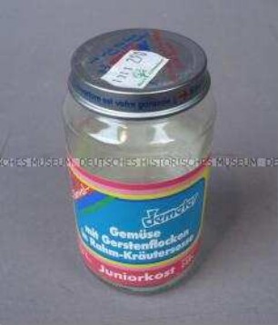Bio-Babynahrung, 220g-Glas, leer