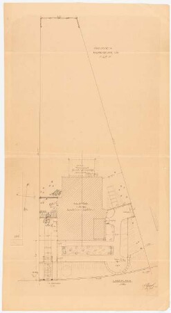 Einfamilienwohnhaus, Berlin-Nikolassee: Lageplan 1:100