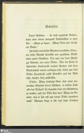 Schicksal