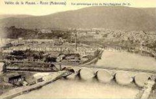 Ansicht der französischen Stadt Revin