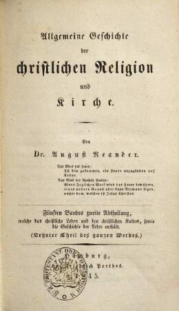 Allgemeine Geschichte der christlichen Religion und Kirche, 5,2. Welcher die Kirchengeschichte von Gregor VII. bis Bonifatius VIII. enthält ; 2. Abth., welche das christliche Leben und den christlichen Kultus, sowie die Geschichte der Lehre enthält