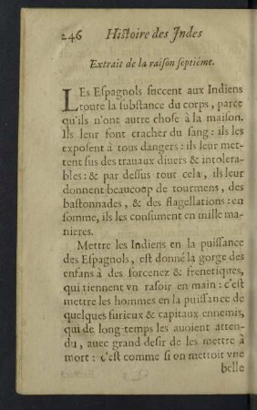 Extrait de la raison septième.