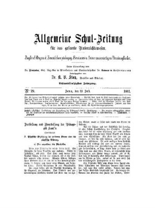 Darstellung und Beurtheilung der Pädagogik Kant's : (Fortsetzung)