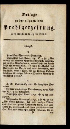 15tes Stück