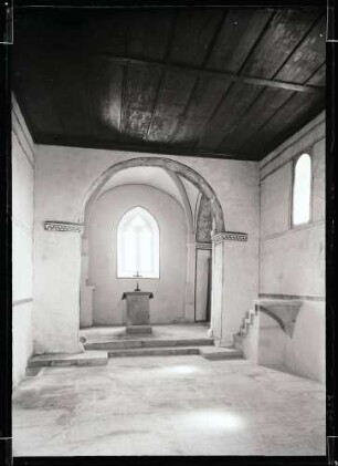 Peterskirche; Inneres gegen Osten, nach der Restaurierung