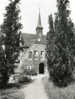 Meißen, Martinskapelle : Meißen. Martinskapelle auf dem Plossen. Ansicht von Süden