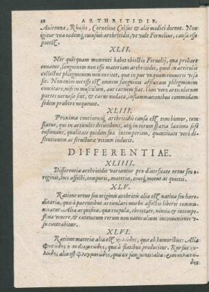 Differentiae.