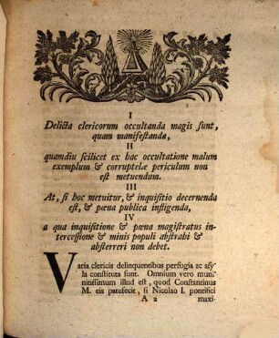 Disputatio inauguralis iuridica de poenis clericorum