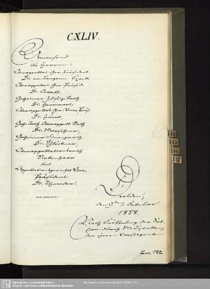 CXLIV., 9. Februar 1858
