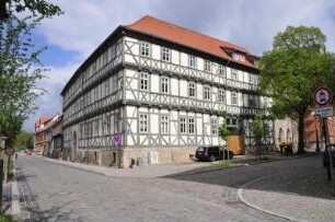 Quedlinburg - Fachwerkhaus : Fachwerkhaus in der Breiten Straße, aufgenommen am 15. April 2014 in Quedlinburg. Foto Uwe Gerig