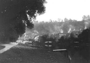 Weißenfels. Häuser an der Saale