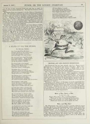 A stand up for the stumps