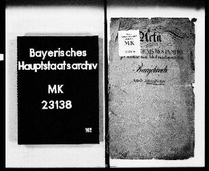 Volksschulwesen: Burgebrach (Bezirksamt Bamberg). Schule und Lehrer Brehm.