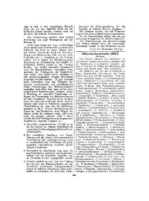 Abiturientenstatistik 1898/9 : (Schluss)