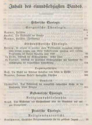 279-282 Inhaltsverzeichnis