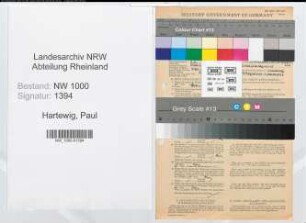 Entnazifizierung Paul Hartewig, geb. 01.08.1886 (Ingenieur)