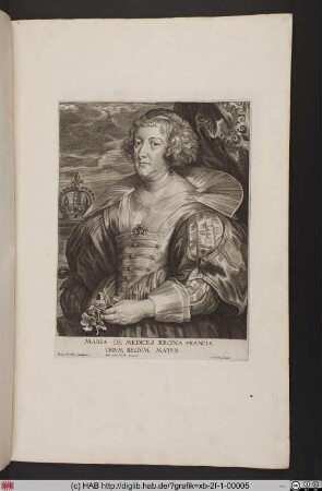 Maria de Medices Regina Franciae [Porträt der Maria de Medici; Maria de' Medici; Portret van Maria de' Medici, koningin van Frankrijk]