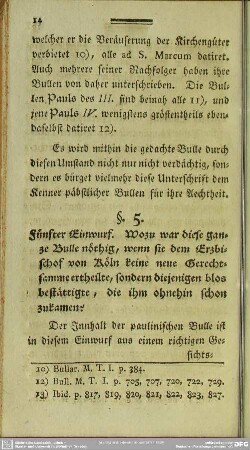 §. 5. Fünfter Einwurf
