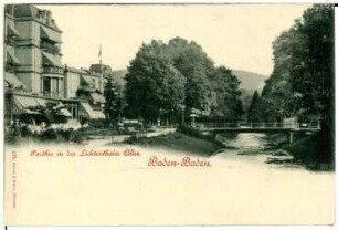 Baden-Baden. Partie in Lichtenthaler Allee
