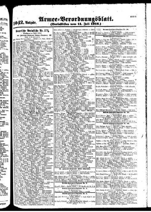 1042.Ausgabe. Dienstag, 11. Juli 1916