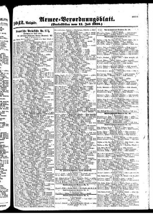 1042.Ausgabe. Dienstag, 11. Juli 1916
