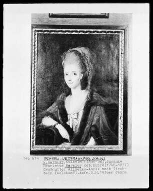 Bildnis der Henriette von Harnier