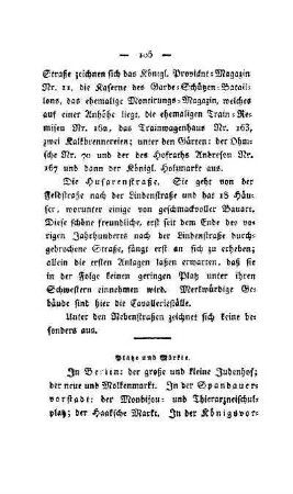 Plätze und Märkte