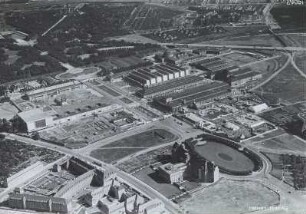 Messegelände Leipzig : Blickrichtung Süden