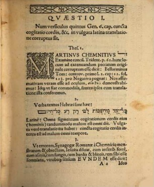 Quaestiones Miscellaneae Hebraicae, Chaldaicae, Syriacae, Graecae Et Latinae, E Sacrosanctis Bibliis V. & N. Testamenti desumptae
