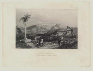 Ansicht von Benevento in Kalabrien, Stahlstich, um 1830 : Scene in Benevento / C. Bentley, J. Godden. - London; Paris : Fisher, Son Co., [um 1830?]. - 1 Kunstbl. : Stahlst., 20 x 13 cm