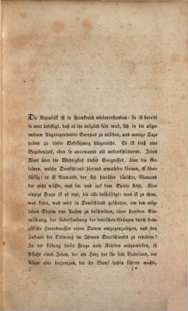 Bundes-Reform, deutsches Parlament und Bundesgericht : ein Vorschlag in ernster Zeit