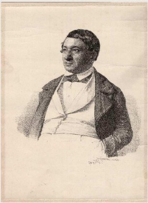 Ehrenbürger der Stadt Karlsruhe. Dr. Johann Ludwig Josef Klauprecht (26.12.1798-21.04.1883); Direktor der Polytechnischen Schule; Ehrenbürger seit 20.03.1851