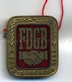 FDGB (Freier Deutscher Gewerkschaftsbund), 4. Kongress in Berlin