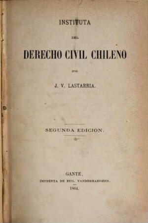 nstituta del derecho civil chileno