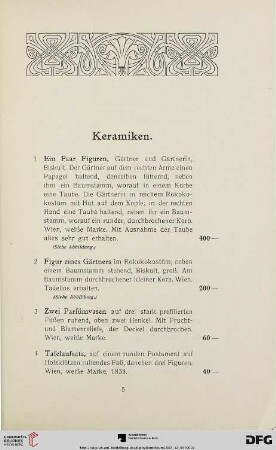 Keramiken (Nr. 1-114)
