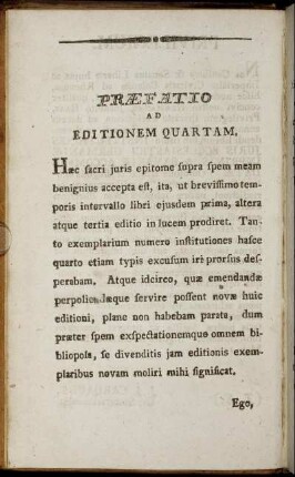 Præfatio ad Editionem Quartum.