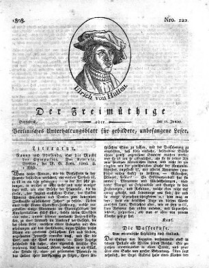 Nro. 122, Sonnabend, den 18. Junius 1808