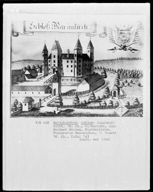 Gesamtansicht des Schlosses in Mariakirchen