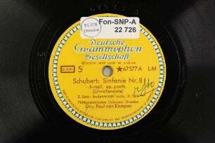 Sinfonie Nr. 8 : h-moll, op. posth. (Unvollendete). 2. Satz: Andante con moto, II. Teil / III. Teil