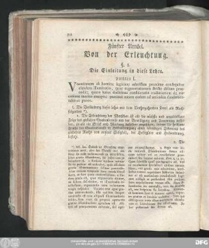 Fünfter Artikel. Von der Erleuchtung.