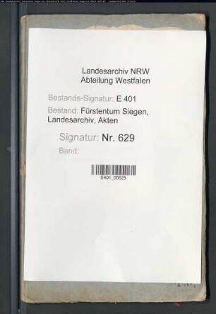 Lagerbuch der Gemeinde Meiswinkel