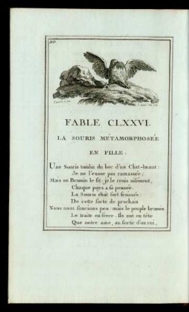 Fable CLXXVI. La Souris Métamorphosée En Fille.