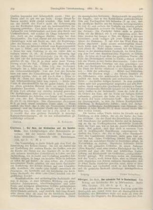 320-325 [Rezension] Höniger, Rob., Der schwarze Tod in Deutschland. Ein Beitrag zur Geschichte des 14. Jahrhunderts