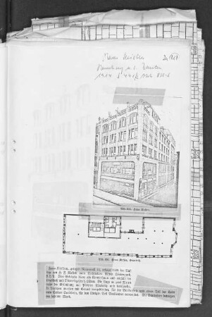 Zu 217. Abb. 835. Haus Kirsten. Abb. 836. Haus Kirsten, Grundriß.
